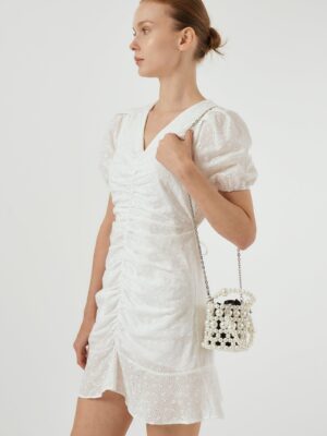 Petite Faux Pearl Purse